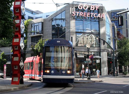 Transit + Development Transit + Development Today the electric tram has re-emerged as a catalyst to redevelopment of struggling downtown