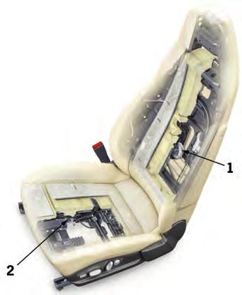 Panamera Systems Seats - Heating and Ventilation Activation and deactivation of the system is indicated on the on-board computer of the instrument cluster.