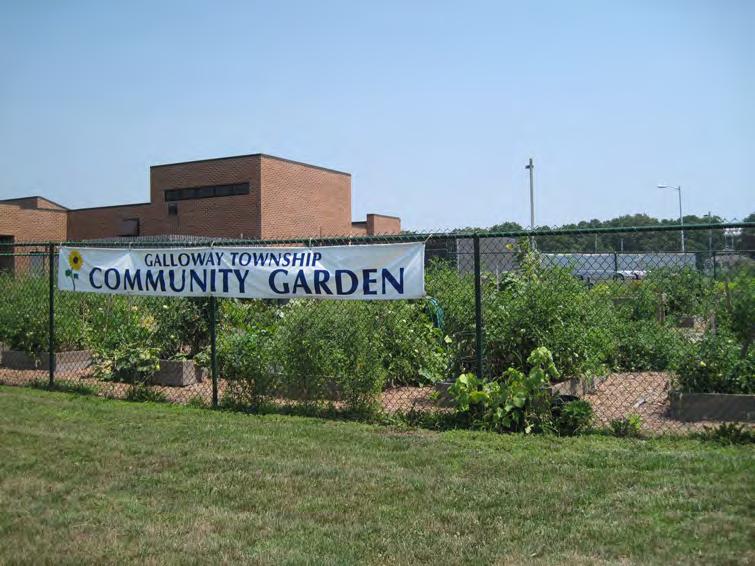 Each Town is Unique... Here's an example of a site on our map! The Galloway Township Community Garden was created in 2008 and has been tremendously successful.