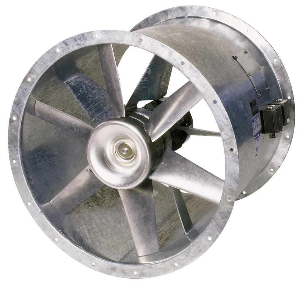 AXIAL FLOW FANS NOVAX ACN/ARN The NovAx ACN fans are compact and robust axial flow fans with pre-settable blades for transport of air.