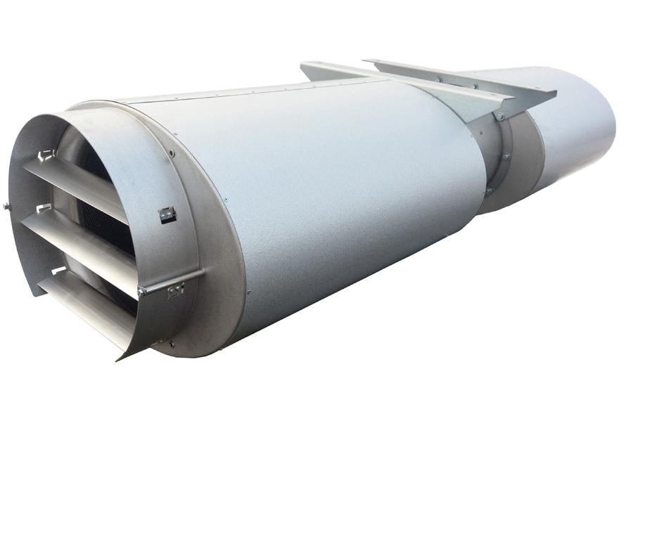 Products JET FANS ARP/AUZ/AUO/ARO The jet fans with integrated silencers are designed for ventilation and efficient removal of polluted air and hot smoke in car parks.