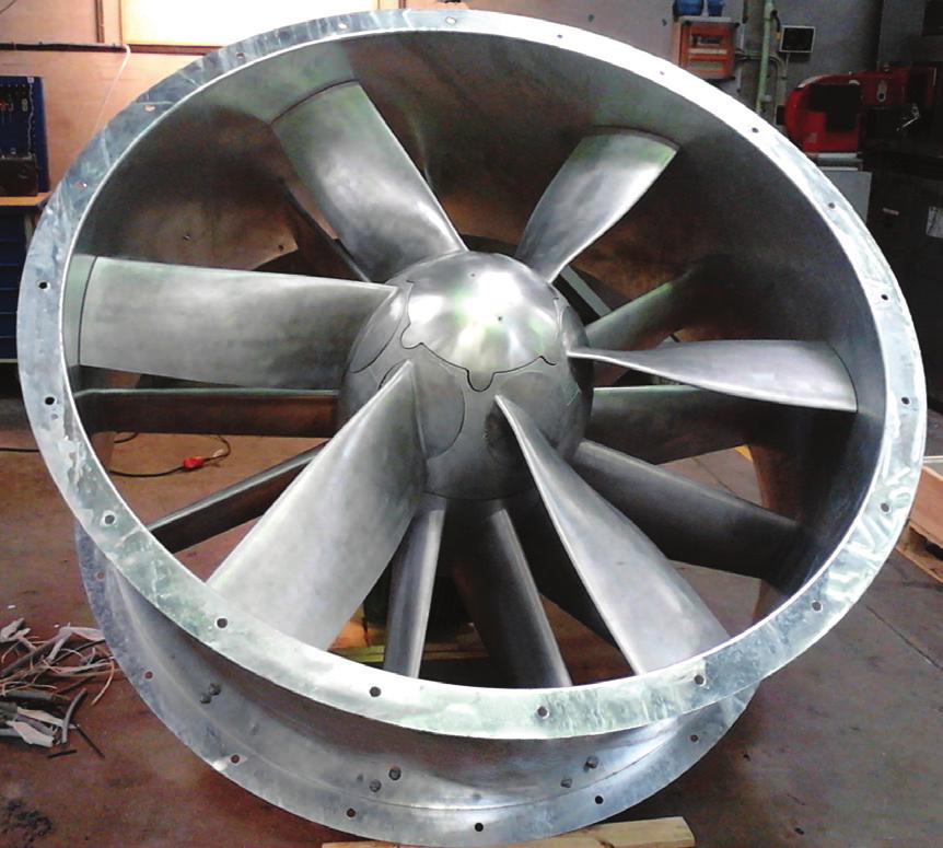 AXIAL FLOW FANS ZERAX AZW The ZerAx AZW fans are designed for duct installation with or without free inlets in harsh maritime environments.