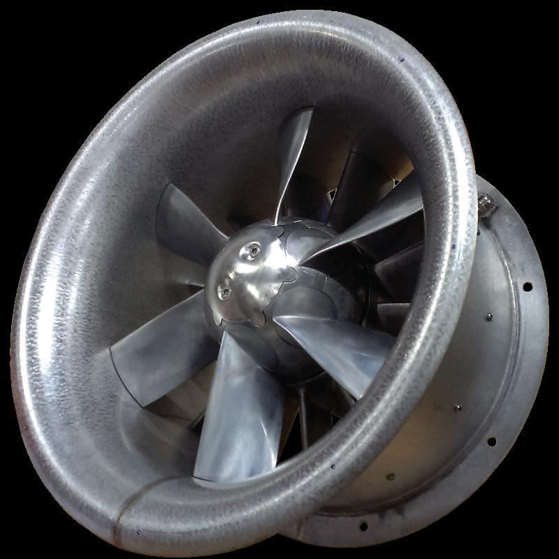Products AXIAL FLOW FANS ZERAX AZL The ZerAx AZL are compact fans fitted with integrated inlet cones and designed for building in to air handling units and for wall mounting.