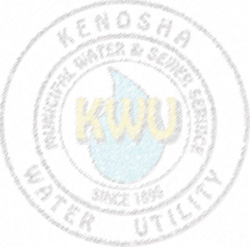 Thanks & Acknowledgement to: The Kenosha Water Utility (KWU) Staff, including: Ed St.