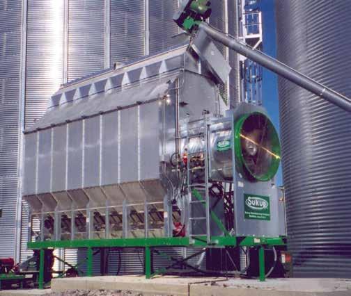 AXIAL DRYERS SINGLE FAN/HEATER DRYER SPECIFICATIONS *Drying capacities listed (in wet bushels/hour) are for No. 2 shelled yellow corn at the listed moisture contents.