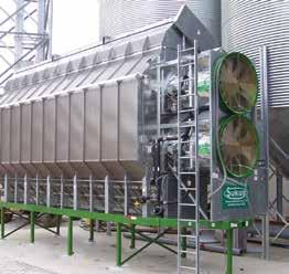 grain is approximately 20-30 o above ambient. 2/3-1/3 dryers are available in 16, 20, 24 or 28.
