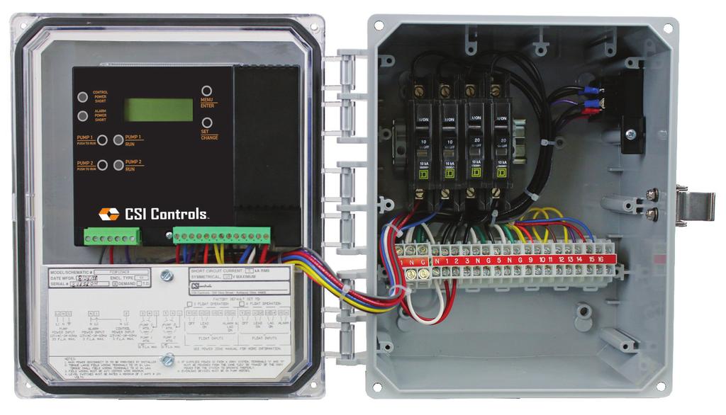 Power Zone Single Phase Duplex Single Phase Duplex Demand Controlled System for Pump Control and System Monitoring 5a 5c 5b 4 6 3 7 1 2 5a 10 9 Model Shown: PZDF115CB-PED The Power Zone Single Phase