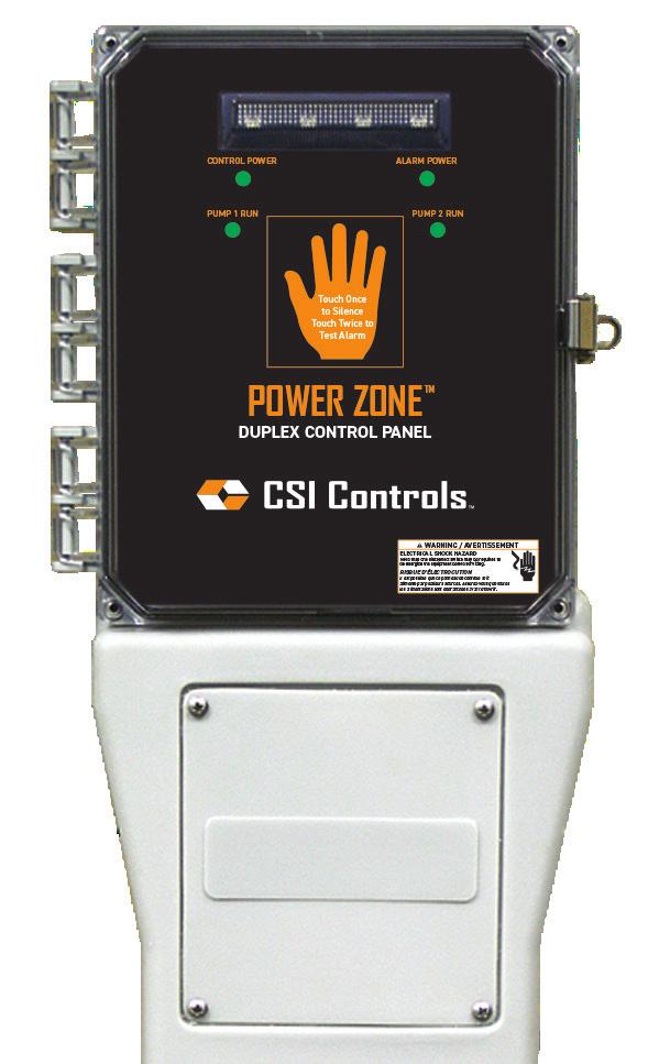 The easy to read LCD display provides for simple menu navigation, site setup, and access to critical alarm events, pump run times, and pump cycle counts.