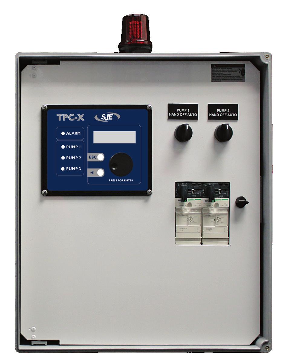 VIP-XR Three Phase Control Panel Three Phase Duplex Industrial Grade Control Panel with Continuous Level Monitoring The VIP-XR three phase duplex control panel is designed to be rugged, simple and