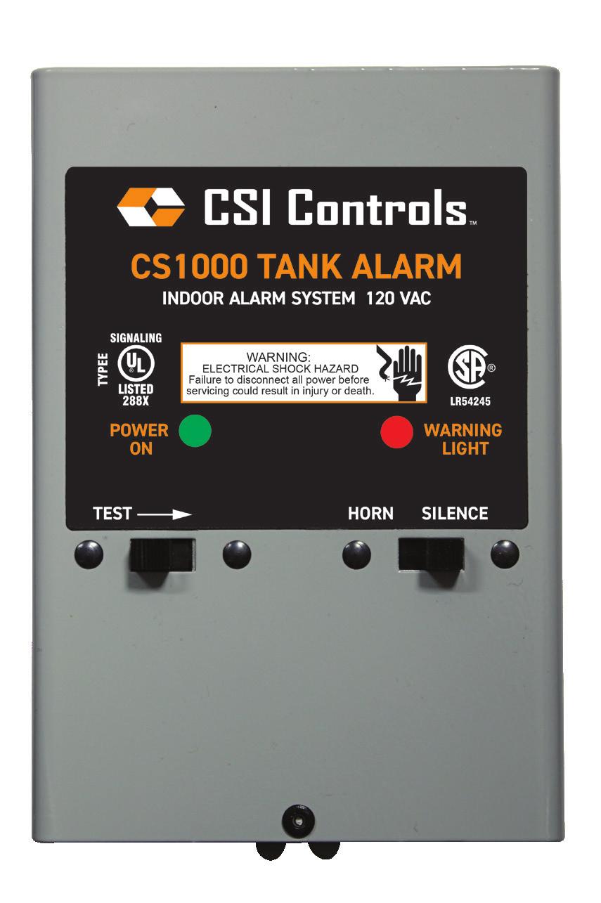 TEST CS1000 Alarm System Easy-to-Install Indoor Alarm System This alarm system monitors liquid levels in lift pump chambers, sump pump basins, holding tanks, sewage, agricultural, and other water