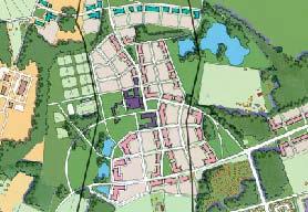 Program Capacity: Office and Research Campuses 75 acres: Church, schools, and athletic fields 200 acres: Campus development (potential for 2 million square feet) 244 acres: Open space and roads