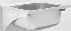 Laundry Products DLT Luxtub - Inset Washtrough LAUNDRY PRODUCTS Franke Model DLT Inset Washtrough 600x500x257mm. Unit to be manufactured from Grade 304 (18/10) Stainless Steel, 0,9mm gauge.