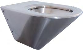 WC Pans, Squat Pans, Urinals & Showers wc pans, squat PANS, urinals & SHOWERS CMPX594 - Wall Hung Pan for Disabled Each wall hung pan is supplied with a 3mm thick Stainless Steel wall fixing bracket.