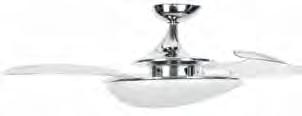210937 retractable 4 blade ceiling fan with light Colour