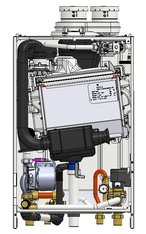 Remove the boiler s front panel (refer to the boiler Installation and Operation Manual for instructions). 4.