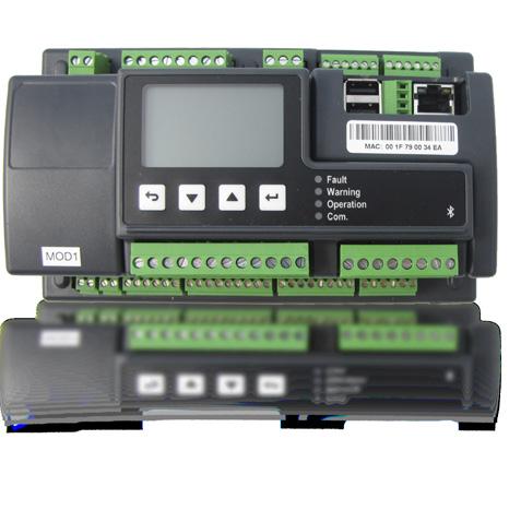 Modbus Interface manual LMC341 DIWE 5. Connections All LMC341 DIWE controllers have internally connected signal ground and protective earth.