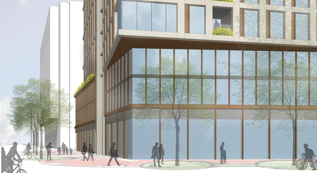 PERSPECTIVE AT WISCONSIN AND BETHESDA AVENUE 09 May 2018 Concept Plan Submission 7126 Wisconsin Ave. Bethesda, MD 17037.