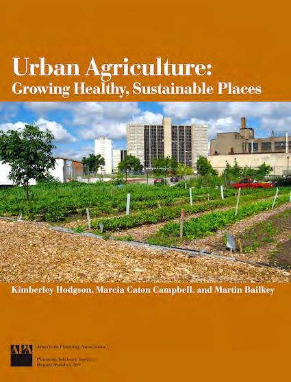 AMERICAN PLANNING ASSOCIATION LISTED BENEFITS ASSOCIATED WITH URAN AG Health benefits: 1. Increase accessibility to fruits & vegetables 2. Provide opportunities for public health programming 3.