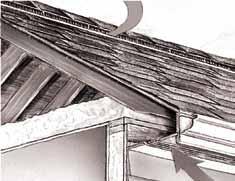 Attic Air Flow ILLUSTRATION FAMILY HANDYMAN MAGAZINE The outside air flows through the soffit, along the rafter vent and out through the gable or ridge vent.