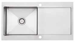 Manufacturer Guarantee* Sinks Our range of sinks comes in a wide choice of sizes, designs and materials.