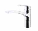2 bar 5 year manufacturer guarantee 410710 Chrome Spiralle Pull-out W:106mm H:378mm D:252mm Spout reach: Adjustable Maximum worktop thickness: 36mm High pressure compatible Ceramic disc cartridge