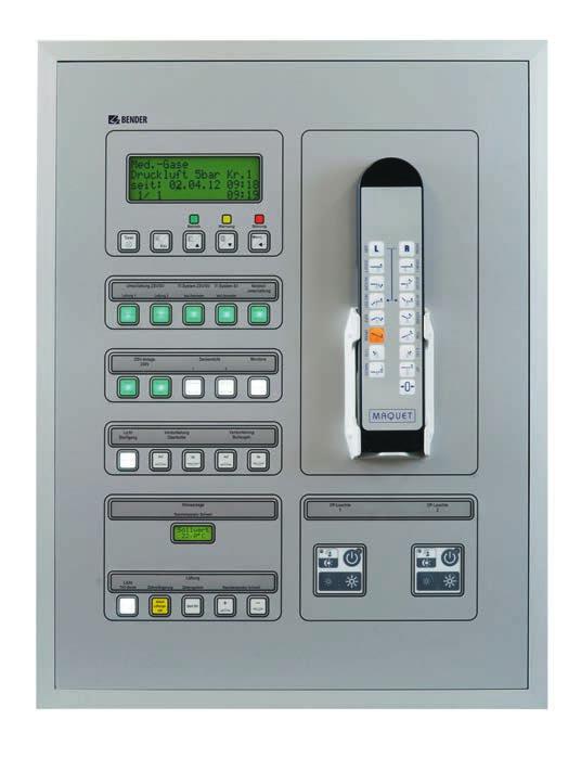 TM panels individual plain text messages TM panels offer significant support to medical personnel during their work in hospitals Alarm indicator and operator panel TM800 Alarm indicator and operator