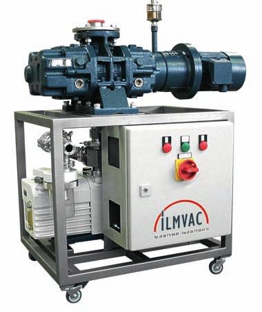Roots Pump Systems RUD complete, optimised and compact vacuum systems consisting of a roots pump and a two stage backing pump Roots Pump Systems are well established in many fields of production and
