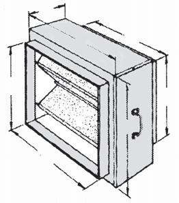 Vibration hangers allow the fan to be isolated from the building structure which prevents any building resonance from being transmitted to the fan housing.