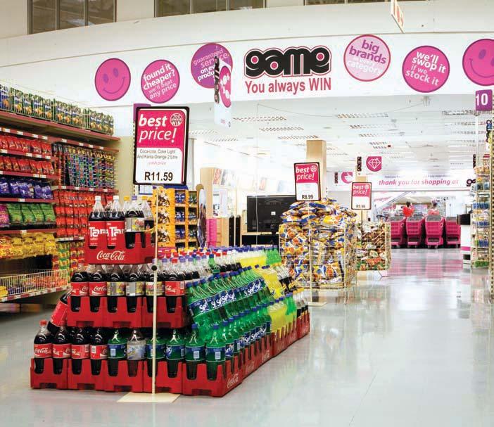 Massdiscounters Divisional Review Overview The Game brand is a trusted icon of general merchandise and nonperishable groceries for a broad sector of the population in their respective trading