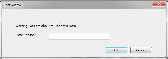 The Alarm ID (assigned when alarm was added/defined) The Alarm Type The Alarm Start Time (time the alarm was triggered) The Alarm Description (assigned when alarm was added/defined) The Trigger