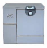 Condenser option will prevent condensation from the exhaust of the washer from damaging the surrounding lab casework when installing the machine in undercounter position.