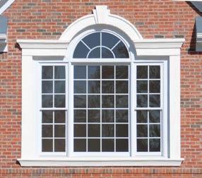 Window trim is appropriate and can improve the appearance of a plain
