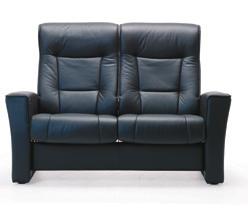 High back sofa (FSH) is provided with 1-, 2- or 3 seats, each reclining independently.