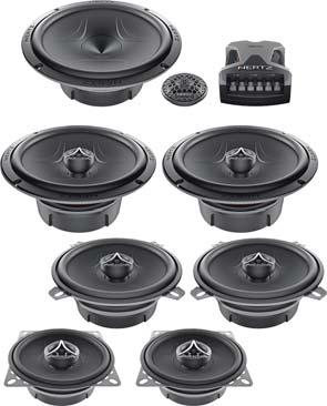 5 SERIES Ultra flat size for no limit installations Water repellent pressed paper cone PEI angled dome tweeter Grilles included (ECX690.5 and components) ESK165.5 ESKF165.5 ET26.5 6.5" Energy.