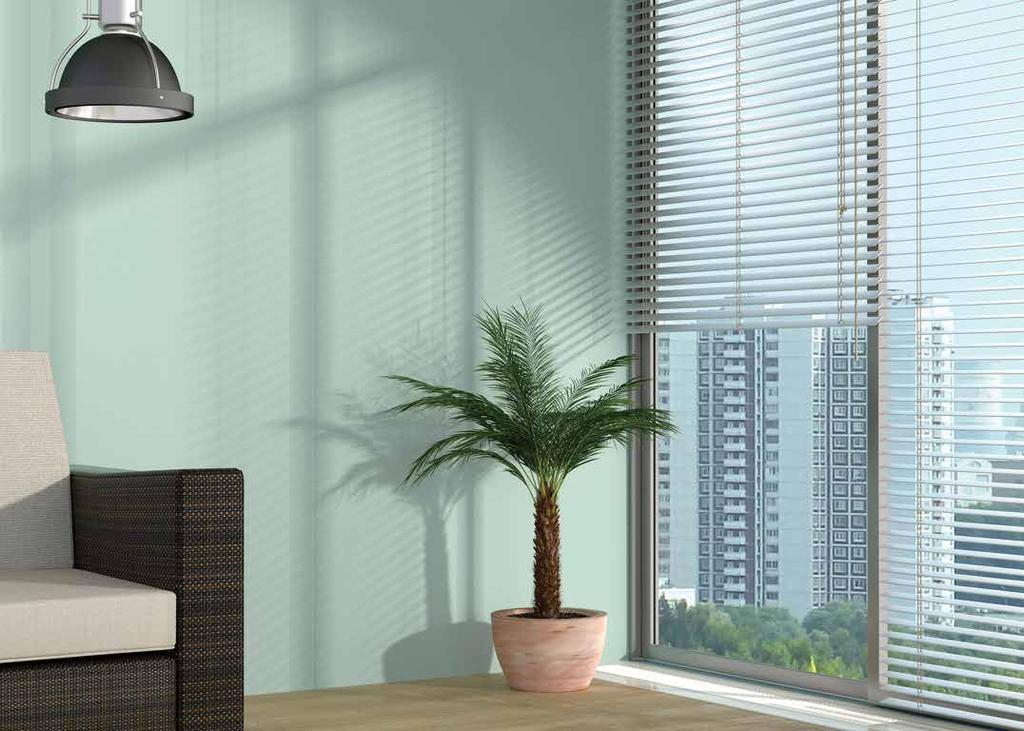 PVC VENETIAN BLINDS PVC VENETIAN BLINDS PVC VENETIAN - 50MM Riva s 50mm PVC venetians are a cost effective and fashionable alternative to timber venetians with the same practical features.