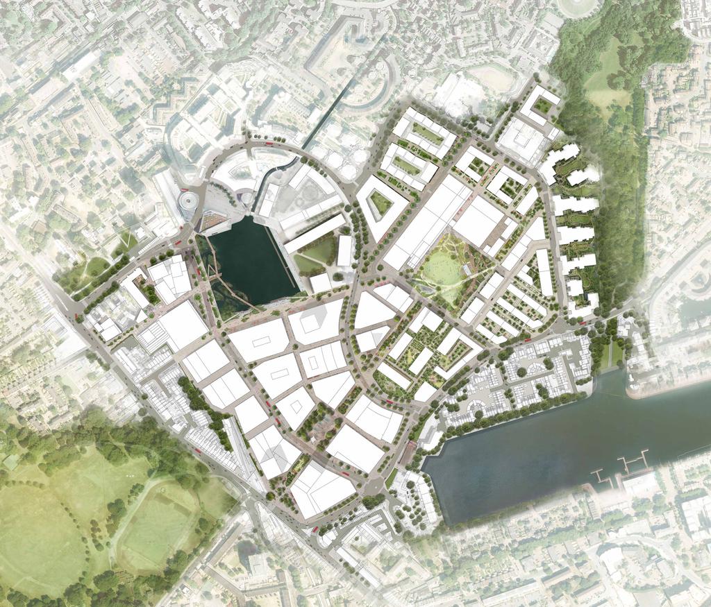 Masterplan area The Illustrative Masterplan is the tool used to present the planning application in an accessible way, including for consultation.