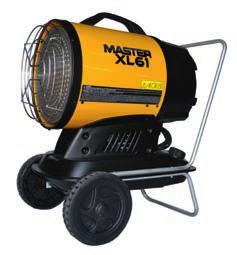 XL 61 XL 61 with trolley Low noise Infrared heating (short wave) No air flow Electronic flame