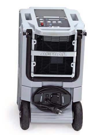 REFRIGERANT DEHUMIDIFIERS CONSTRUCTION AND RENTAL AD 740 Case made of shock and impact-resistant plastic Floor standing.