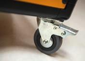 settings possible Wheel foot brakes Extension cord DH 7160 5m DH 7160 10m Folding handles and wheels Air filter Storage