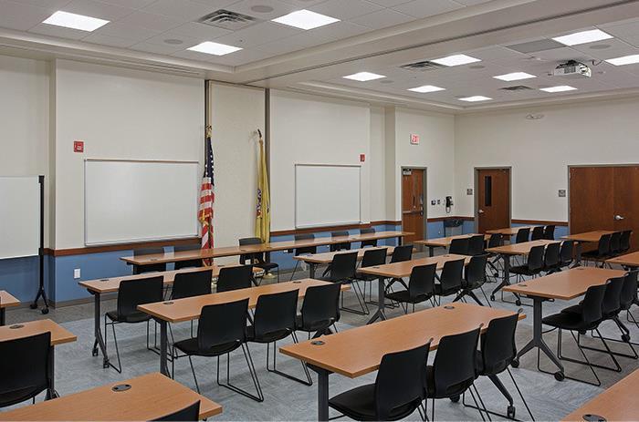 8 The South River training room.