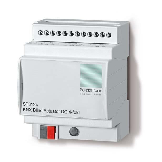 ST3124 KNX Blind Actuator DC 4-fold