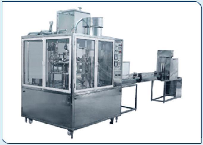 Option 1 : - 500 ml to 2000 ml Pet Bottles Rinsing, Filling, Capping and Sealing Machine - Fully Auto and Semi Auto (Station Filler Type) Machine Speed :- 16 BPM to 25 BPM ( 960 Bottles / Hour to