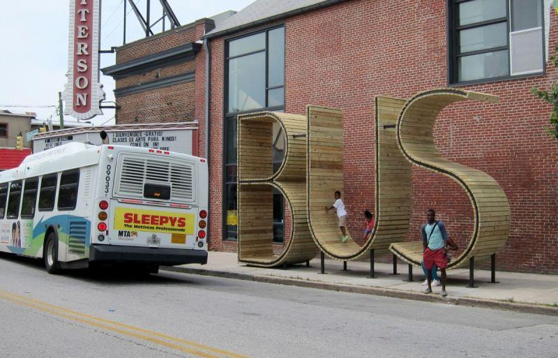 At bus stops around the country, public art/transportation collaborations are