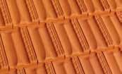 Terracotta tiles are created by pressing,