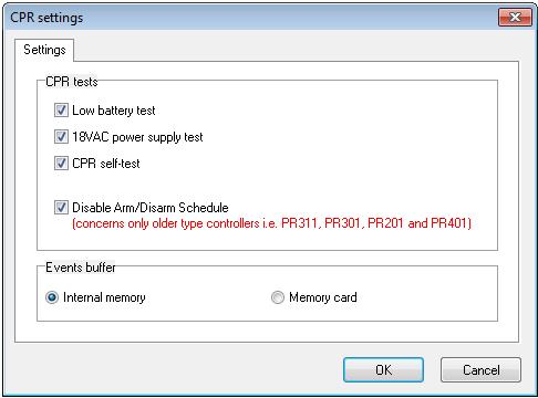 Menu: Commands Commands which are available within that option are used for control of CPR32-NET unit.
