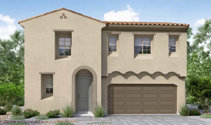 Residence 1D MODEL Two-story 3 Bedrooms 2.