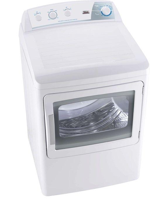 Electric Dryer Vented Reversible Door The Reversible Door can be installed to open from the right or to the left to meet the requirements of your laundry room.