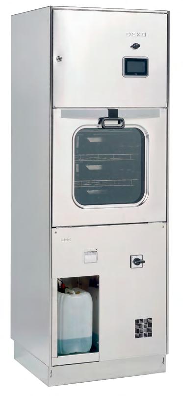 DEKO 260 SPECIFICATIONS The DEKO 260 washer-disinfector-dryer is designed and manufactured to be fully compliant with the requirements of ISO EN 15883 Parts 1 & 2.