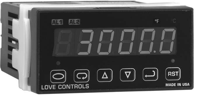 INSTRUCTIONS FOR THE Panel Pro 45, 4 3 /4 DIGIT MICROPROCESSOR BASED TEMPERATURE / PROCESS INDICATOR LOVE LOVE CONTROLS a Division of Dwyer Instruments,