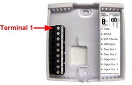 Mounting Instructions A B C D E CAUTION: Risk of malfunction. Remove power prior to separate thermostat cover from its base. A. Remove the screw (captive) holding the base and the front cover of the thermostat.